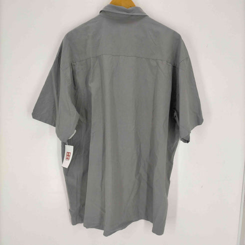 ヴァンヒューゼン VAN HEUSEN VAN HEUSEN_STUDIO ストライプ切替S/Sボックスシャツ メンズ import:XXL