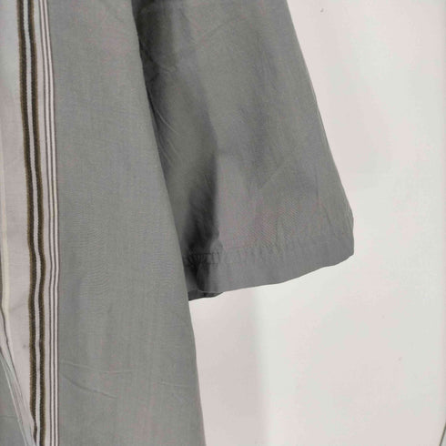 ヴァンヒューゼン VAN HEUSEN VAN HEUSEN_STUDIO ストライプ切替S/Sボックスシャツ メンズ import:XXL