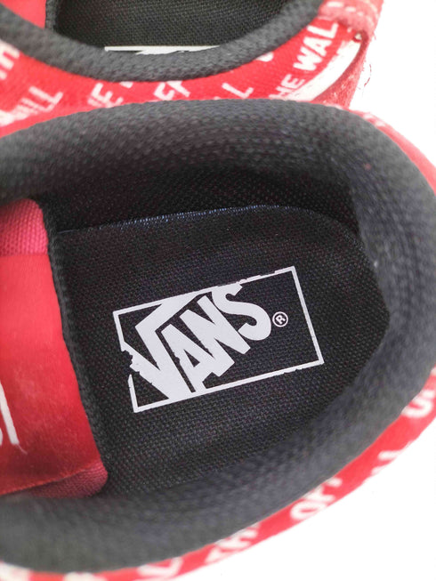 バンズ VANS FALKEN RED/WHITE ローカットスニーカー レディース JPN:22.5