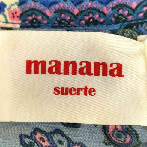 マナナ MANANA パッチワークプリントワンピース レディース FREE