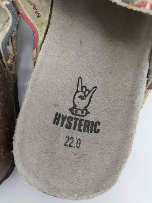 ヒステリックグラマー HYSTERIC GLAMOUR パッチワークサンダル レディース JPN:22