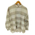 NEW RIVER 90S リネン コットン ブロックチェック バンドカラー L/S シャツ メンズ import:M