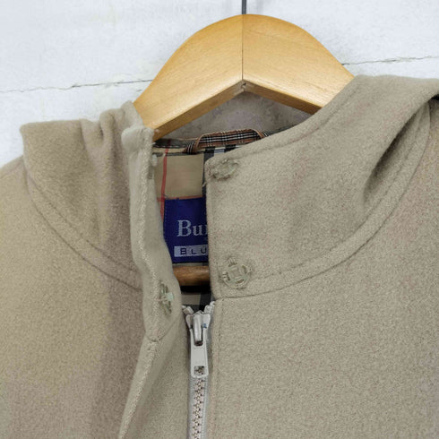 バーバリーブルーレーベル BURBERRY BLUE LABEL フーデッドウールコート レディース 38