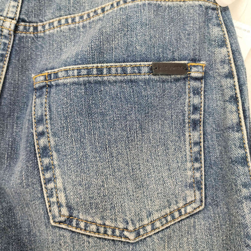 サンローランパリ SAINT LAURENT PARIS デニムロングショーツ レディース 24