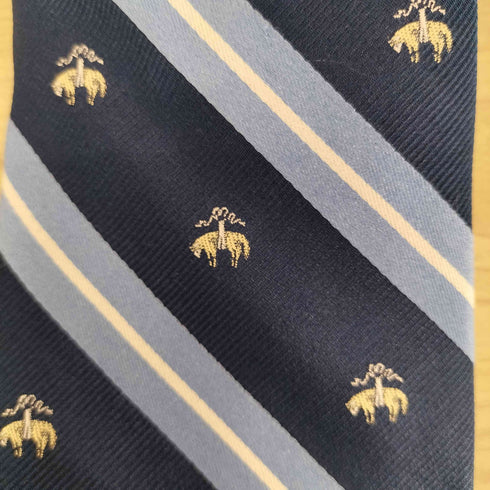 ブルックスブラザーズ BROOKS BROTHERS USA製 アニマル ボーダー柄 シルクネクタイ メンズ