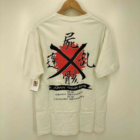 2019 JAPAN TOUR デスメタル バンドロゴ プリント S/S Tシャツ メンズ import:L