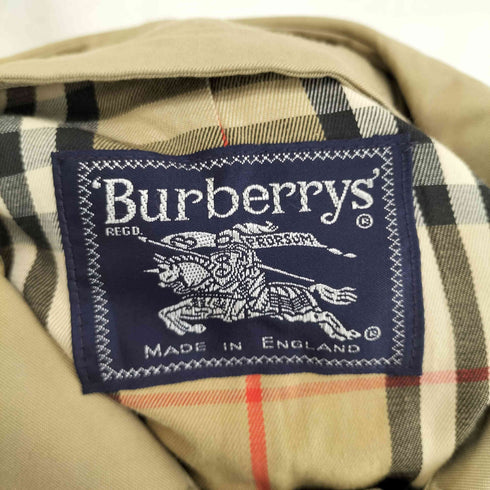 バーバリーズ BURBERRYS MADE IN ENGLAND 裏地ノヴァチェックステンカラーコート メンズ