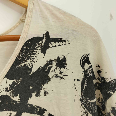 ROBERT CARY WILLIAMS イギリス製 キジ アニマルプリント Tシャツ メンズ import:L
