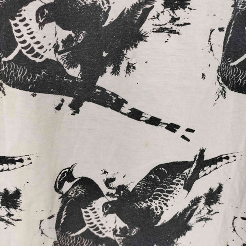 ROBERT CARY WILLIAMS イギリス製 キジ アニマルプリント Tシャツ メンズ import:L