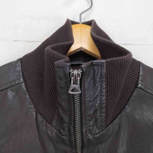 ギャップ Gap フラップポケット レザーリブブルゾン レディース XS
