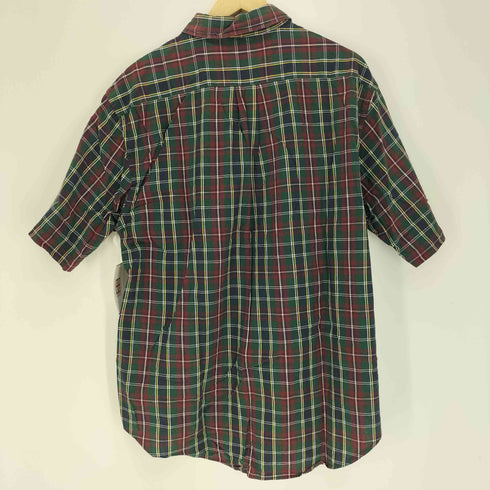 ギャップ Gap 90S OLD デカタグ マドラスチェック B.D S/S シャツ メンズ import:L