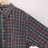 ギャップ Gap 90S OLD デカタグ マドラスチェック B.D S/S シャツ メンズ import:L