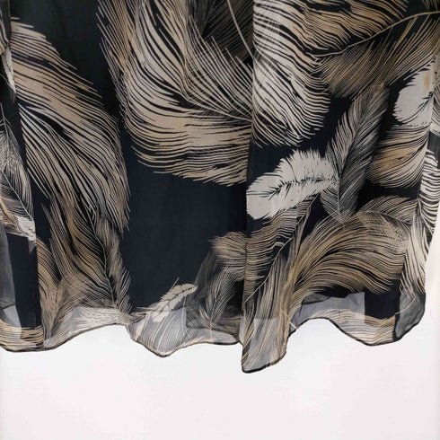 ダイアンフォンファステンバーグ DIANE VON FURSTENBERG シルク100% 総柄チュニック シア― レディース JPN:2