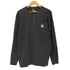 カーハート Carhartt ヘンリーネック ロングスリーブTシャツ ロンT メンズ import:M