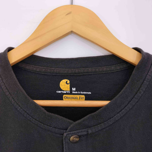 カーハート Carhartt ヘンリーネック ロングスリーブTシャツ ロンT メンズ import:M