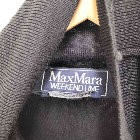 マックスマーラウィークエンド MAX MARA WEEKEND ウール タートルネック ハーフスリーブ ニット レディース import:L