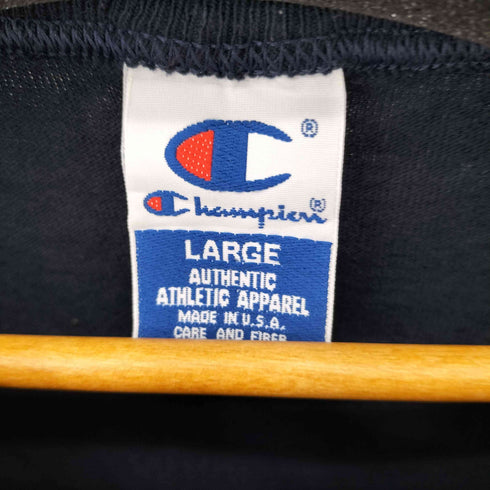 チャンピオン Champion 90S MADE IN USA フロントプリントクルーネックS/S Tシャツ メンズ JPN:L