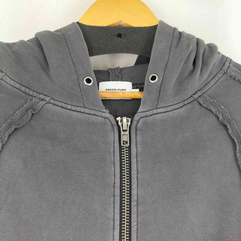 ANDER HUNK Overdyed Double Zip-up Park メンズ JPN:L