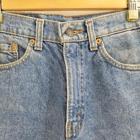 リーバイス Levis 90S 93年製 USA製 ボタン裏525 刻印 510-0217 ストレートデニムパンツ レディース W28L34