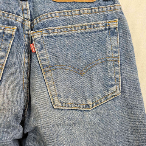 リーバイス Levis 90S 93年製 USA製 ボタン裏525 刻印 510-0217 ストレートデニムパンツ レディース W28L34