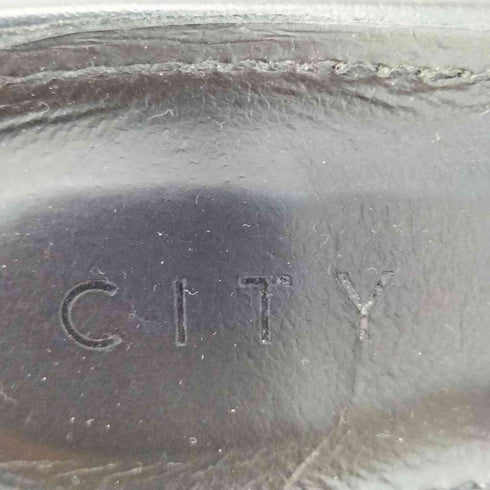 シティー CITY スムースレザースクエアトゥミュール レディース 2