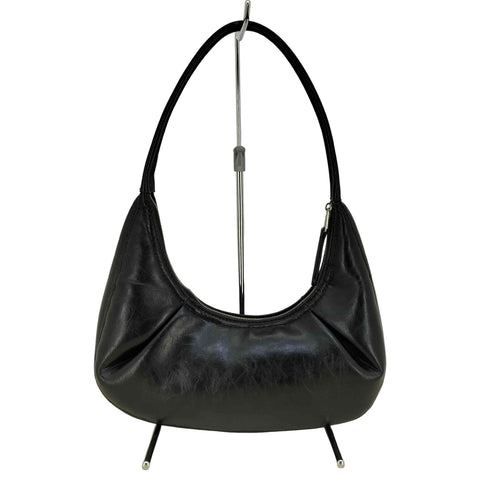 ザラ ZARA フェイクレザー ショルダーバッグ レディース M