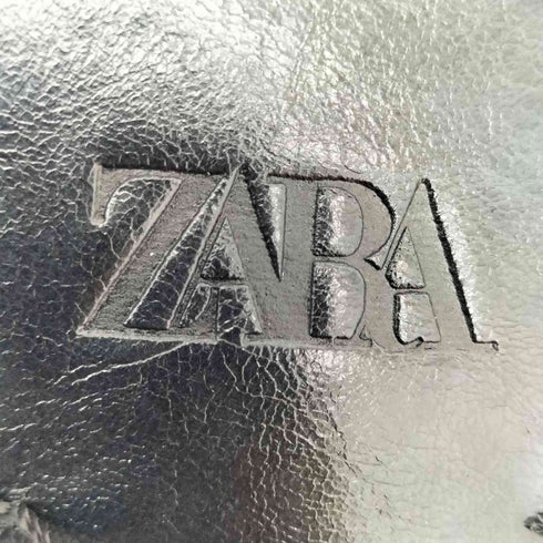 ザラ ZARA フェイクレザー ショルダーバッグ レディース M