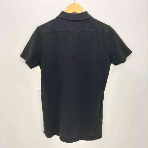 ディーゼル DIESEL Dロゴ刺繍 ハーフジップ S/S ポロシャツ レディース import:XS