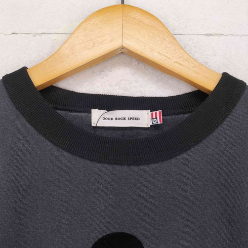 グッドロックスピード GOOD ROCK SPEED 25SS キャラクター フロッキープリント リンガーTシャツ カットソー レディース FREE
