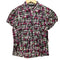 ポールスミスブラックレーベル Paul Smith BLACK LABEL フラワープリント フレンチスリーブシャツ レディース JPN:42
