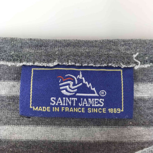 セントジェームス SAINT JAMES フランス製ボートネックバスクシャツ レディース XXS
