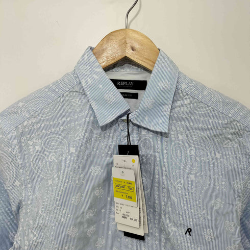 リプレイ REPLAY ペイズリー柄 長袖シャツ REGULAR FIT レディース JPN:XS