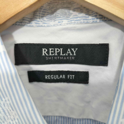 リプレイ REPLAY ペイズリー柄 長袖シャツ REGULAR FIT レディース JPN:XS