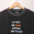 トゥービーバイアニエスベー To b. by agnes b. ポールエリュアールリブラインTシャツ レディース JPN:40