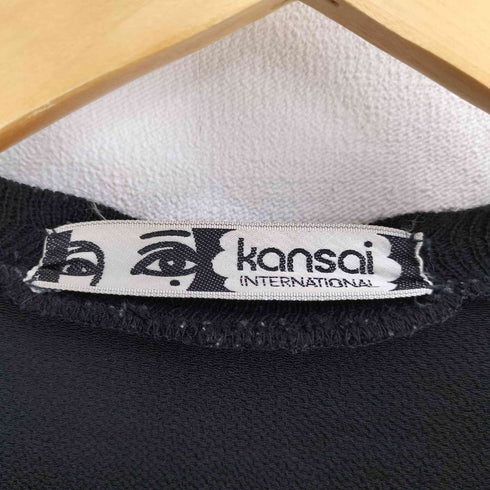 カンサイ KANSAI 80S 初期 顔タグ 歌舞伎 北斎 浮世絵 レーヨン100 半袖 Tシャツ メンズ