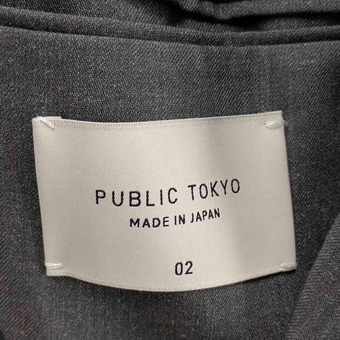 パブリックトウキョウ PUBLIC TOKYO クールクロスダブルブレストジャケット メンズ JPN:2