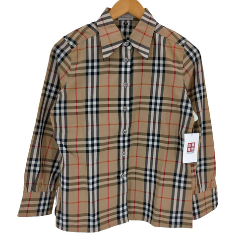 バーバリーズ BURBERRYS ノヴァチェック長袖シャツ レディース import:M