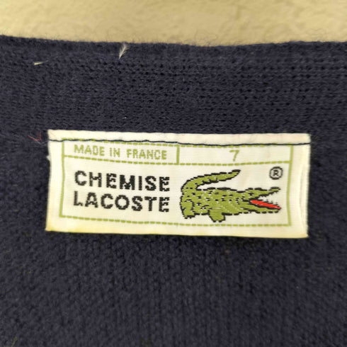 シュミーズラコステ CHEMISE LACOSTE フランス製 ウールカーディガン メンズ 7
