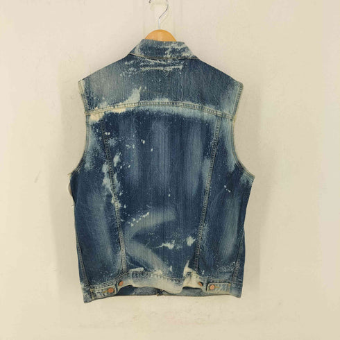リーバイス Levis ペイント ヴィンテージ加工 デニムベスト メンズ import:XL
