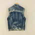 リーバイス Levis ペイント ヴィンテージ加工 デニムベスト メンズ import:XL