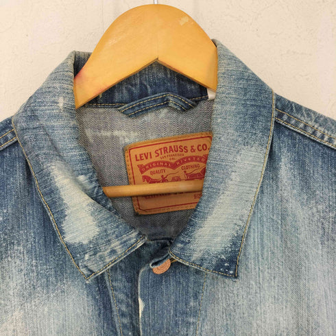 リーバイス Levis ペイント ヴィンテージ加工 デニムベスト メンズ import:XL