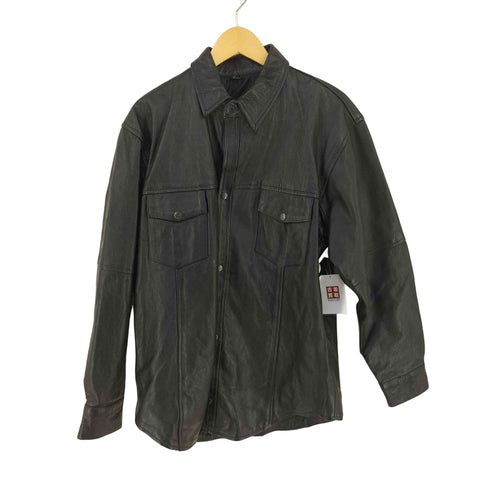 MIDTOWN CYCLES NEWYORK CITY レザー シャツジャケット メンズ import:XXL