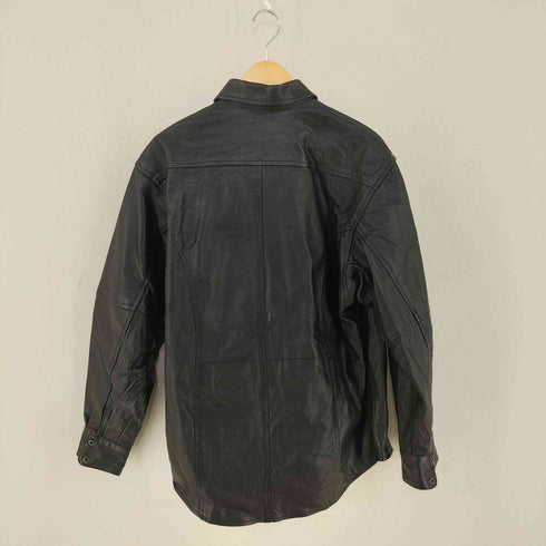 MIDTOWN CYCLES NEWYORK CITY レザー シャツジャケット メンズ import:XXL