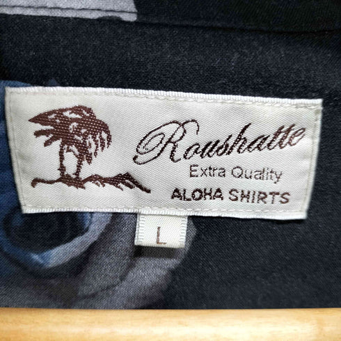 ルーシャット ROUSHATTE S/S オープンカラーアロハシャツ メンズ import:L