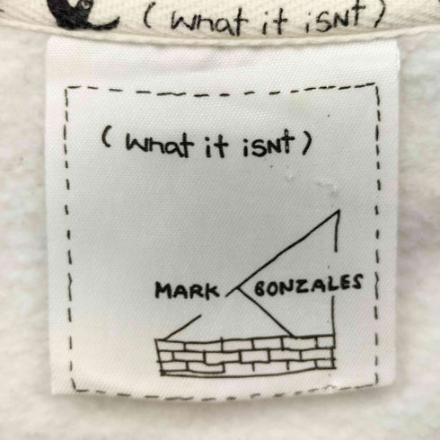マークゴンザレス Mark Gonzales バック刺繍 クルースウェット メンズ JPN:XL