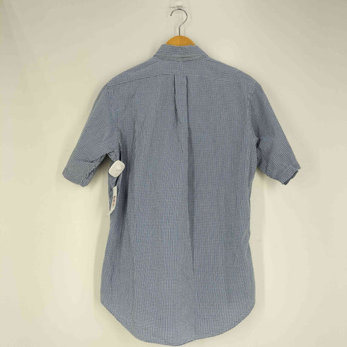 ポロバイラルフローレン Polo by RALPH LAUREN ポニー刺繍 シアサッカー ギンガムチェックシャツ メンズ import:L