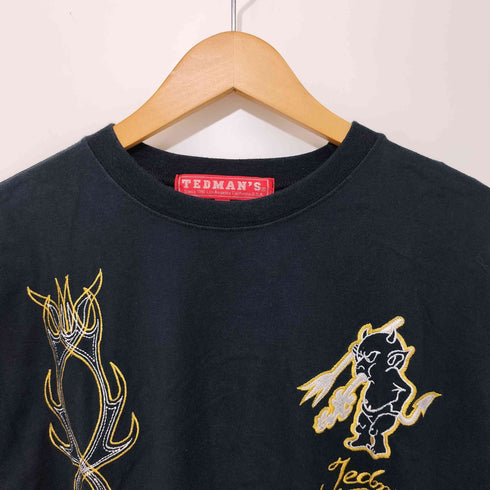 テッドカンパニー TED COMPANY 両面刺繍 クルーネックTシャツ メンズ US:40