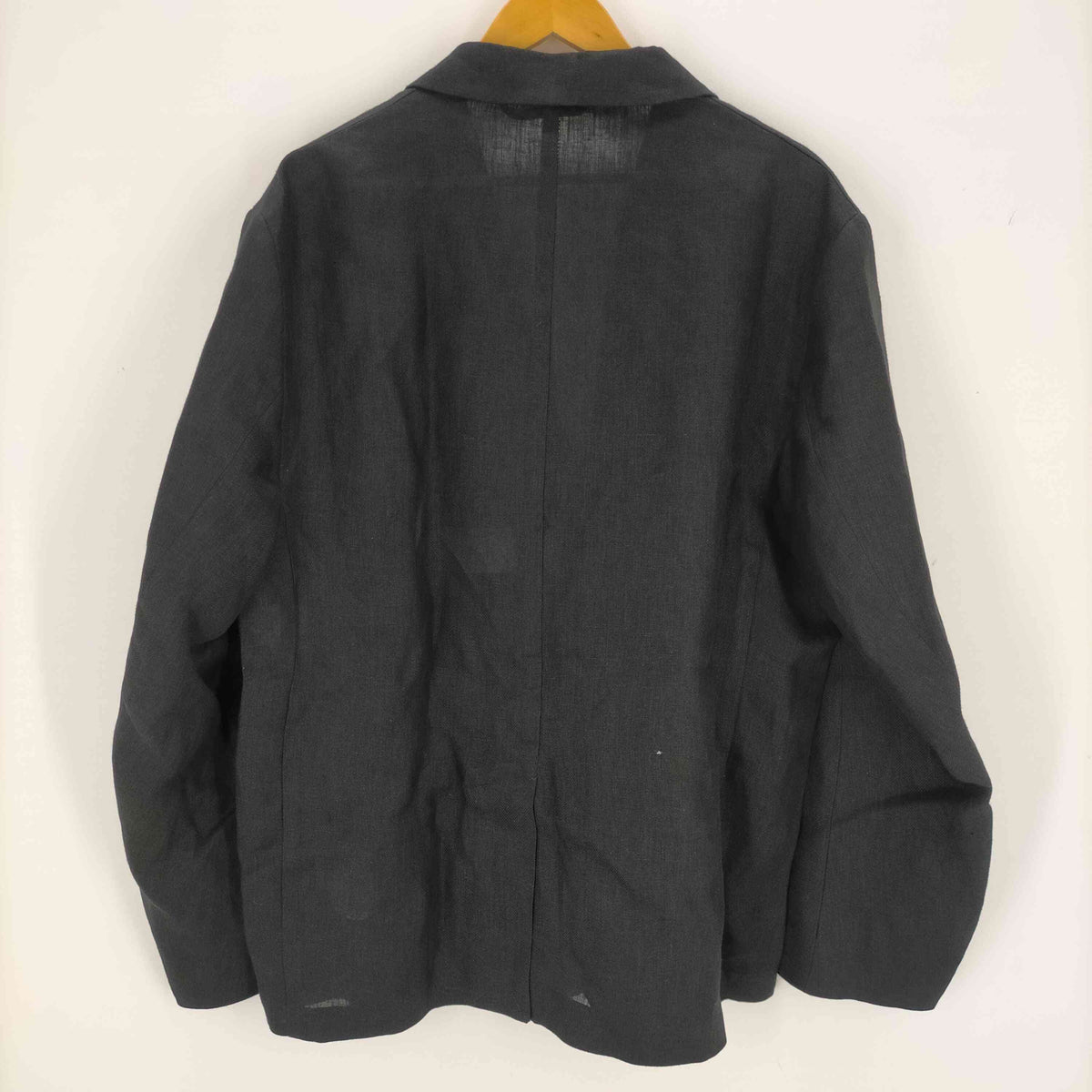 【ZARA】100％リネンスーツブレザー ブラック | 4715/960/800 ザラ ZARA 100％リネンスーツブレザー メンズ 52 – ブランド古着