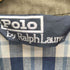 ポロバイラルフローレン Polo by RALPH LAUREN 90S ポニー刺繍 裏地チェック チンストラップ コットンツイル ハリントン ジャケット スウィングトップ メンズ import:XL