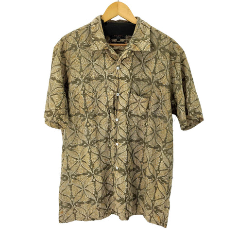 ビームスプラス BEAMS+ Open Collar Block Print メンズ JPN:XL
